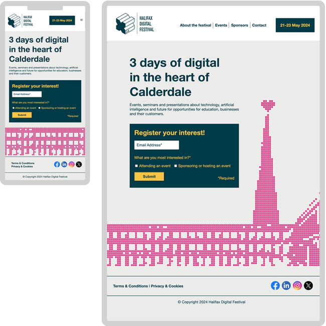 Halifax Digital Festival Website